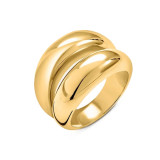 Ladies' Ring Stroili 1694766 Golden