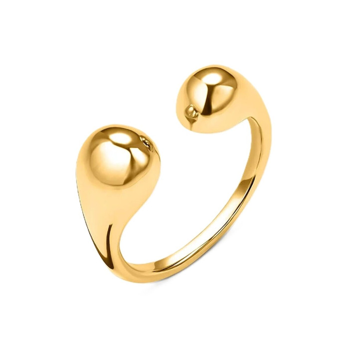 Ladies' Ring Stroili 1694825 Golden