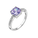 Ladies' Ring Stroili 1694270 Silver Purple