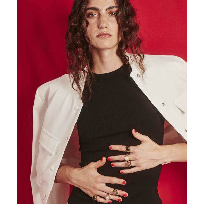 Ladies' Ring Majorica 17217.07.1.917.010.1 Golden