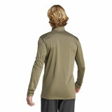 Men’s Sweatshirt without Hood Adidas Mt Half Zi Ls Brown