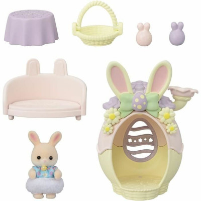 Set of Dolls Sylvanian Families El escondite del huevo - 5802 Plastic