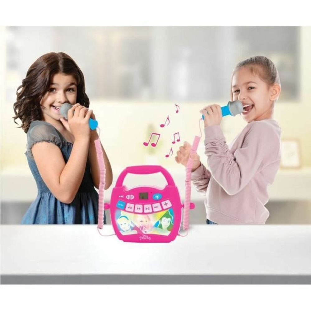 Bluetooth Speaker with Karaoke Microphone Lexibook PRINCESA DE DISNEY