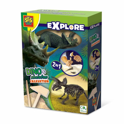 Excavation Game SES Creative Triceratops
