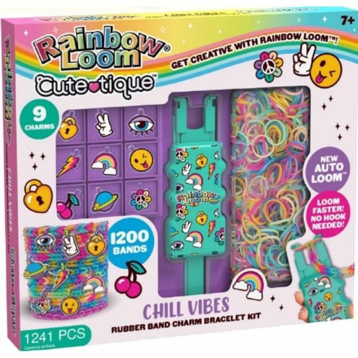 Glass beads Bandai Rainbow Loom Cute Tique