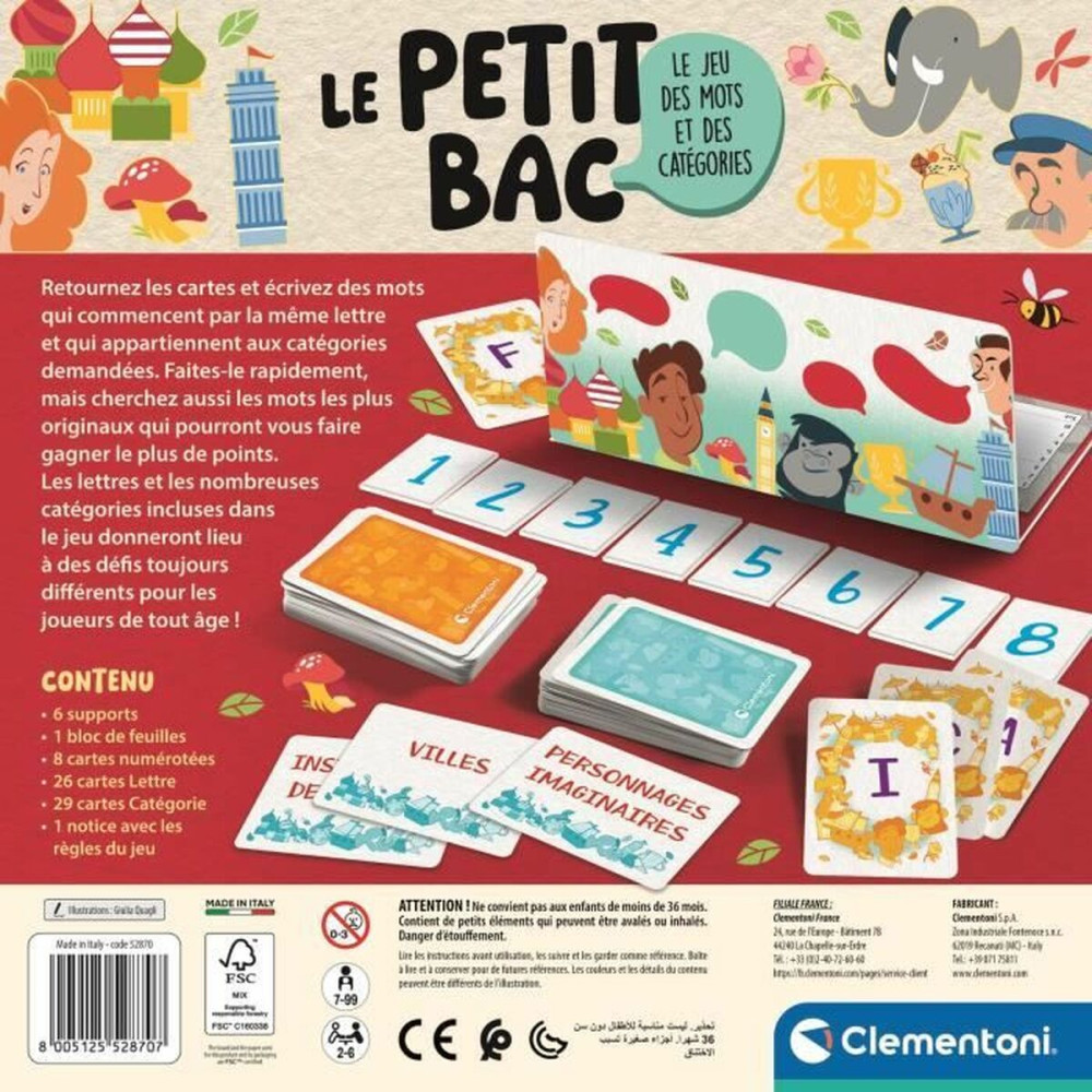 Board game Clementoni El pequeño bac