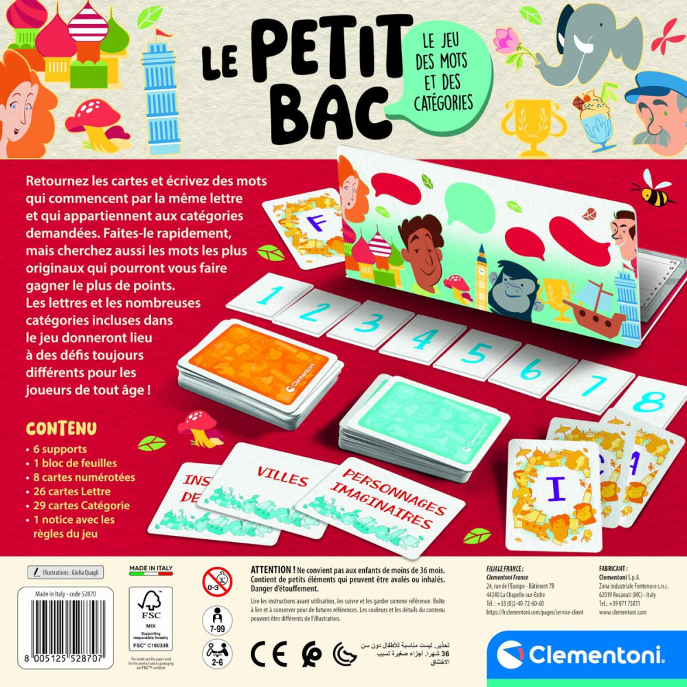 Board game Clementoni El pequeño bac