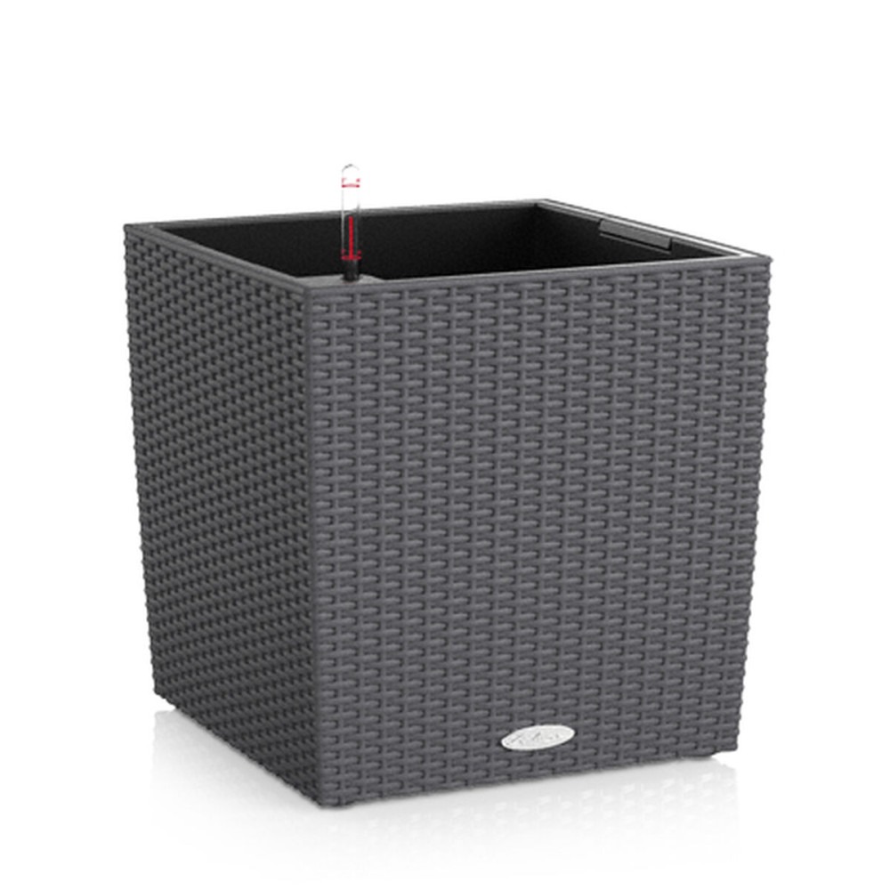 Plant pot Lechuza Black Grey polypropylene