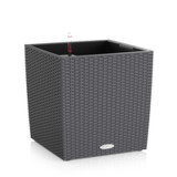 Plant pot Lechuza Black Grey polypropylene