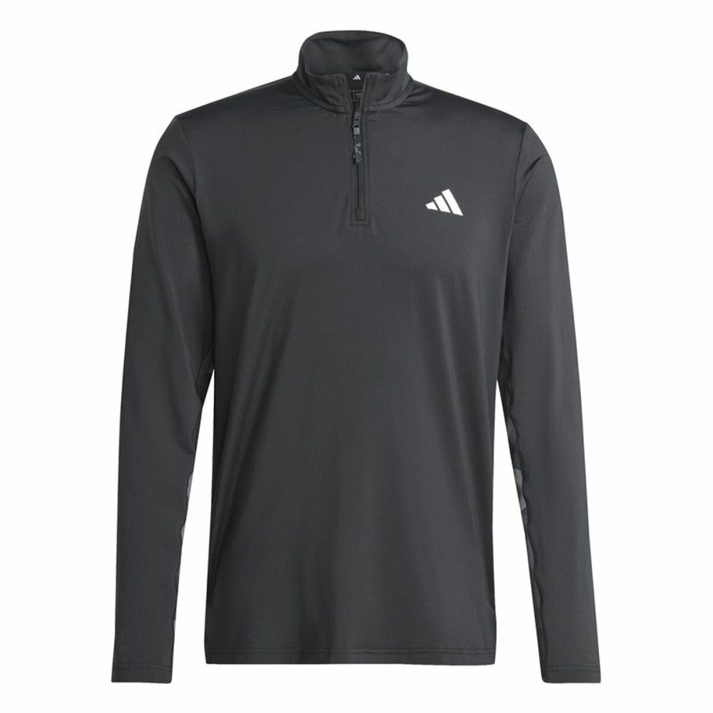 Sweatshirt without Hood Adidas Essentials Black