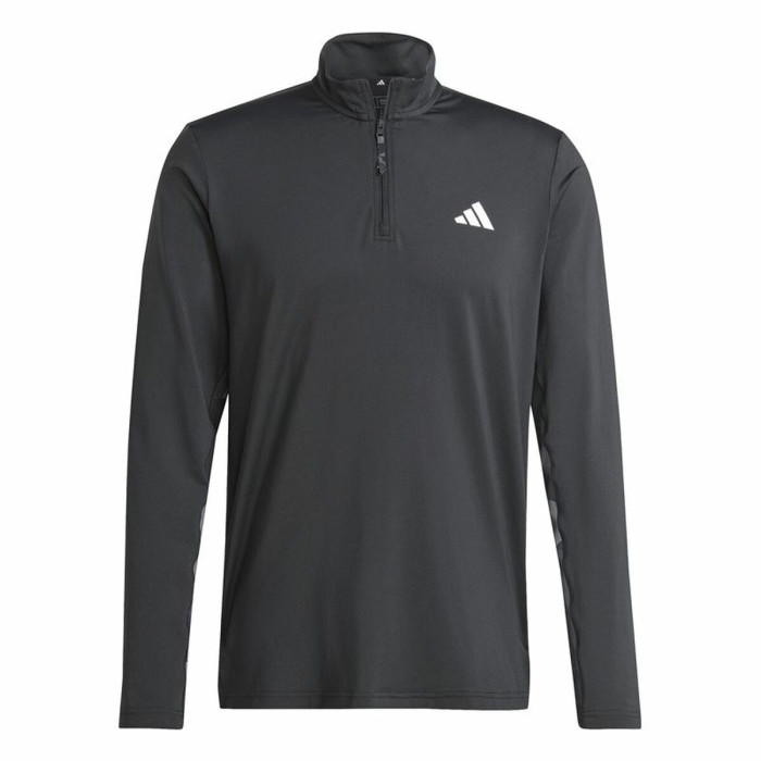 Sweatshirt without Hood Adidas Essentials Black