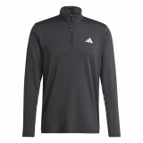 Sweatshirt without Hood Adidas Essentials Black