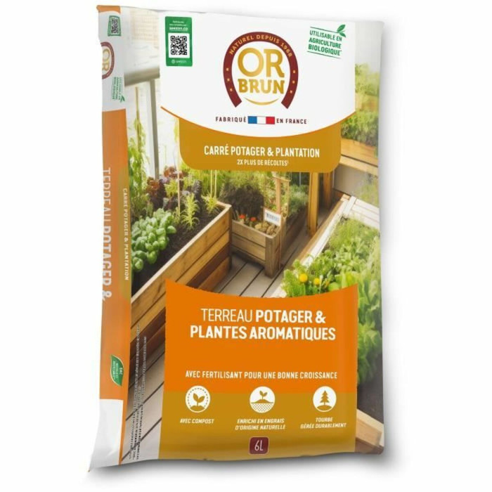Potting compost OR BRUN 6 L