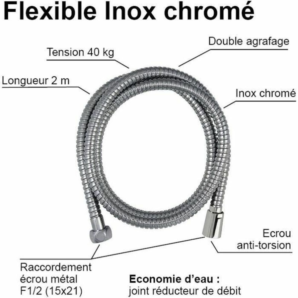 Shower Hose Edouard Rousseau 2 m