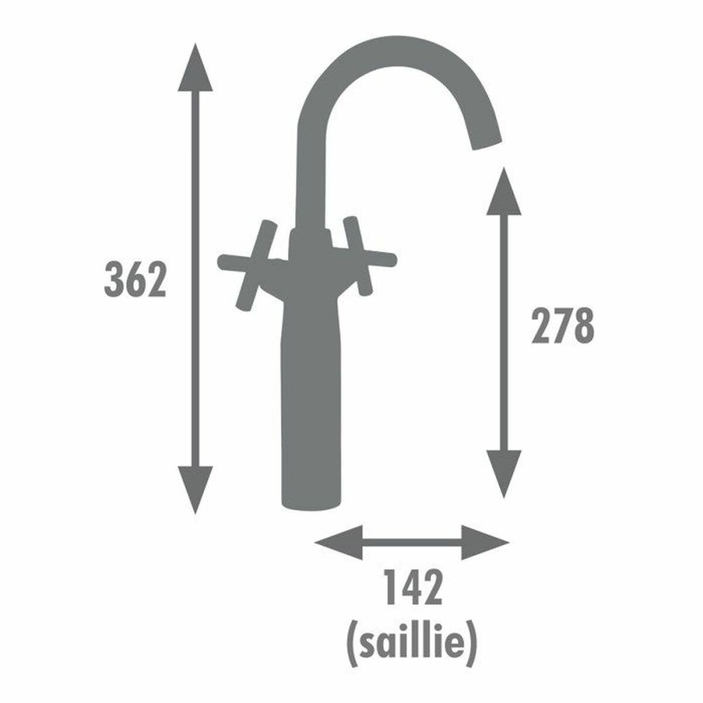 Mixer Tap Edouard Rousseau Black