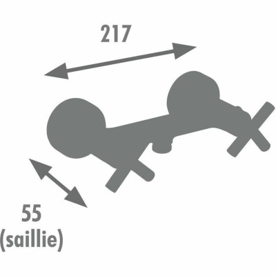 Mixer Tap Edouard Rousseau Black