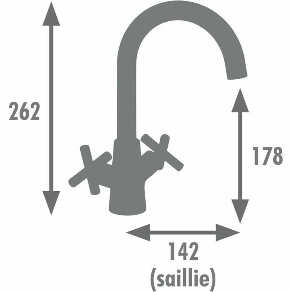 Mixer Tap Edouard Rousseau Black