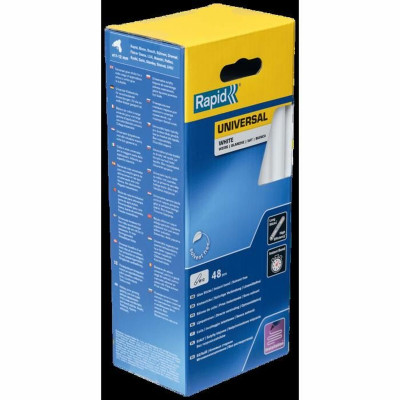 Hot melt glue  sticks Rapid Rapid White Ø 12 mm 48 Pieces
