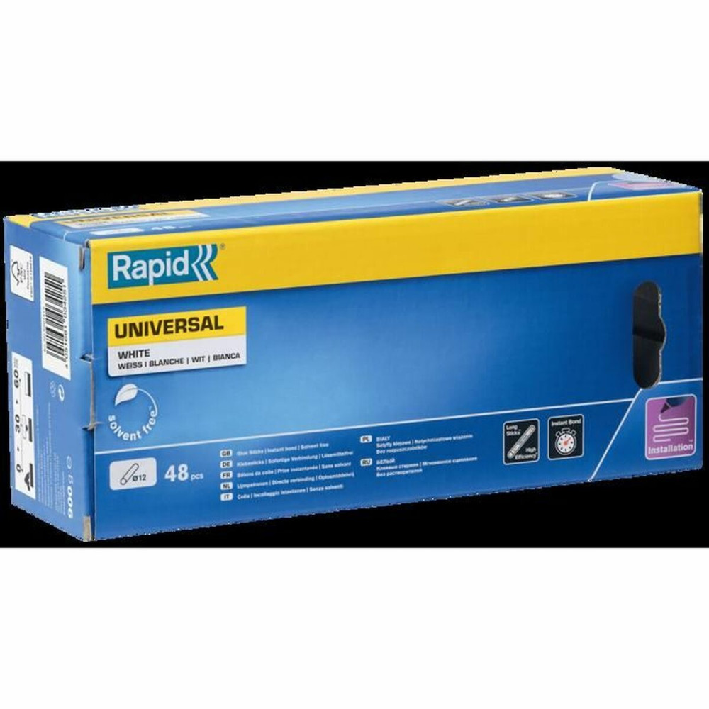 Hot melt glue  sticks Rapid Rapid White Ø 12 mm 48 Pieces