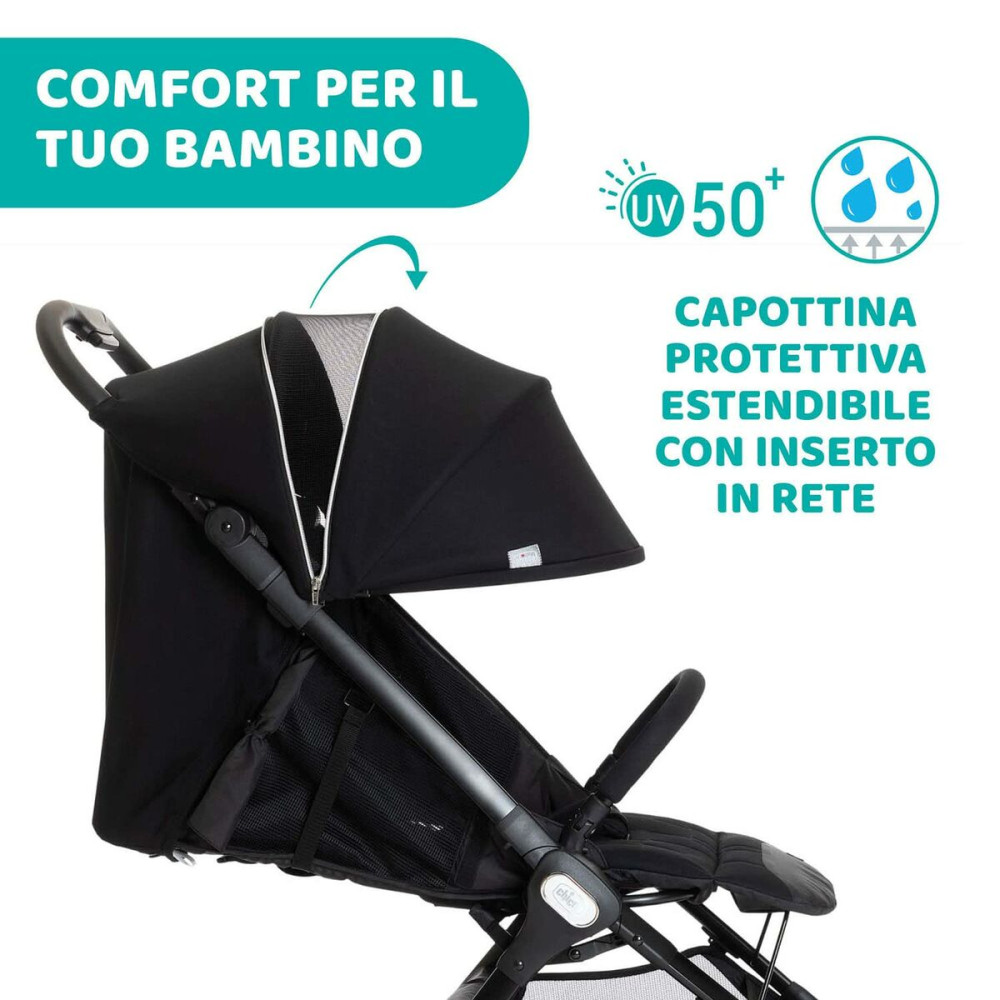 Baby's Pushchair Chicco Black