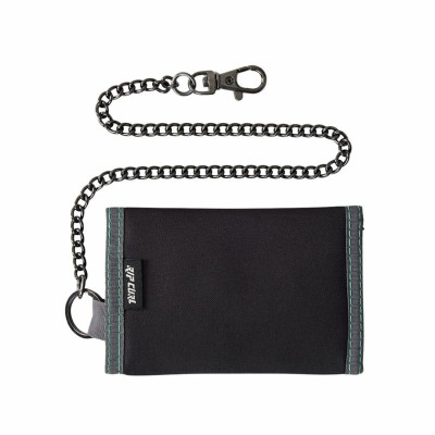 Men's Wallet Rip Curl Chain Wallet Black