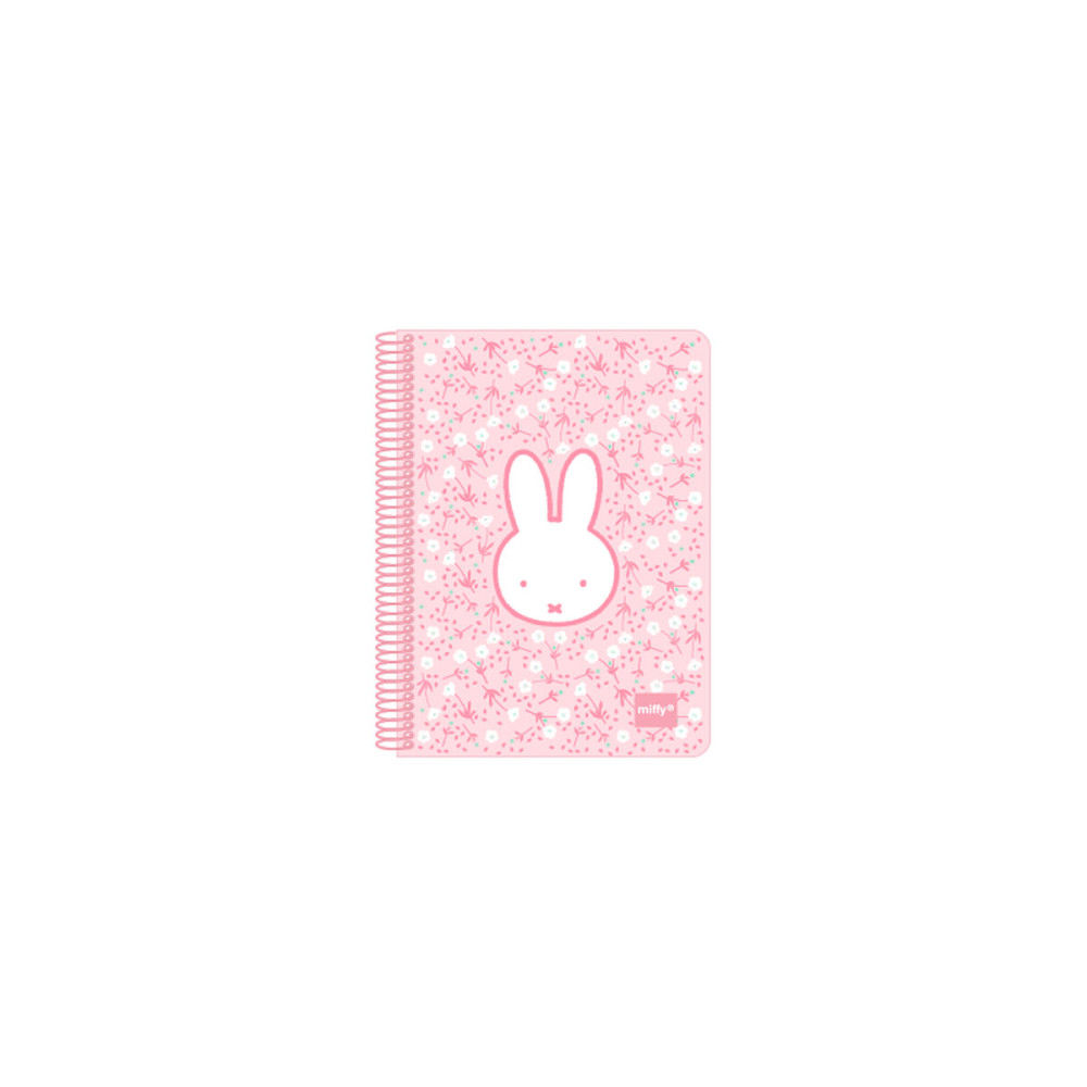 Notebook Miffy Flores A5 80 Sheets