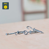 Wall plugs and screws Rapid Rapid - 5001557 6 x 4 x 18 cm Metal Expansion 12 Units