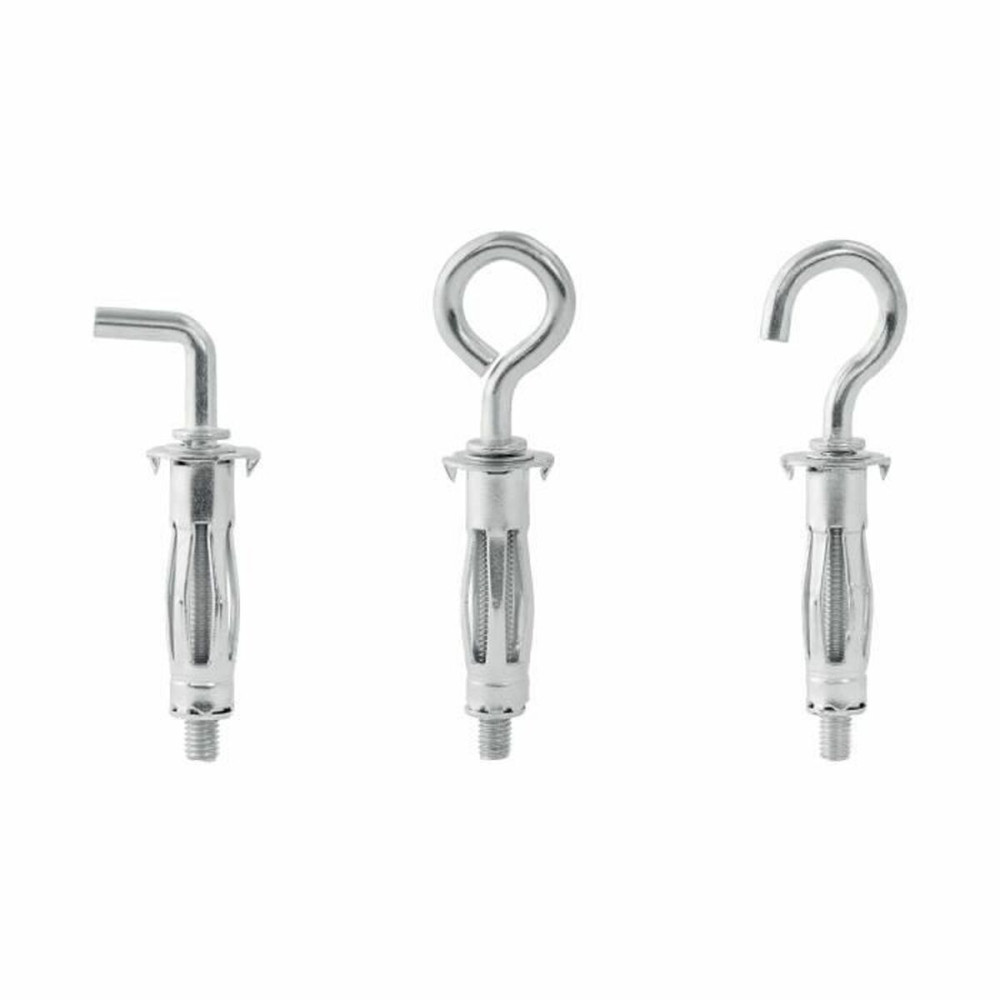 Wall plugs and screws Rapid Rapid - 5001557 6 x 4 x 18 cm Metal Expansion 12 Units