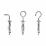 Wall plugs and screws Rapid Rapid - 5001557 6 x 4 x 18 cm Metal Expansion 12 Units