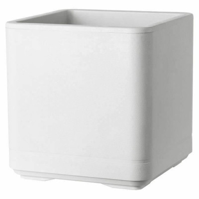 Planter Deroma Cosmo Grey Plastic Recycled plastic 38 x 38 x 39 cm Squared Bucket 38 cm