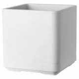 Planter Deroma Cosmo Grey Plastic Recycled plastic 38 x 38 x 39 cm Squared Bucket 38 cm