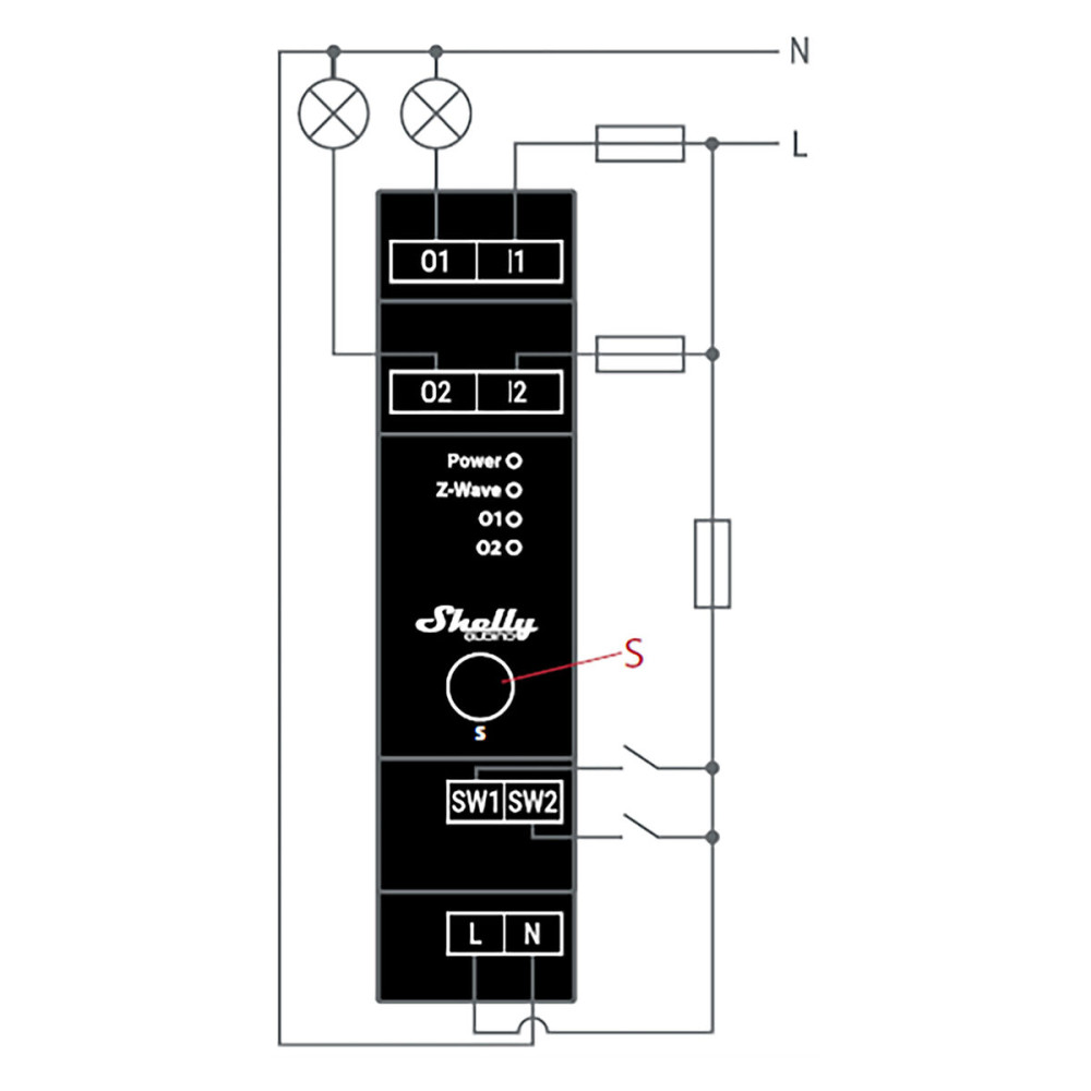 Relay Module Shelly DIN PRO 2PM
