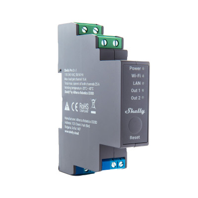 Relay Module Shelly DIN PRO 2