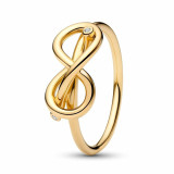 Ladies' Ring Pandora 163759C01-50 10 Golden