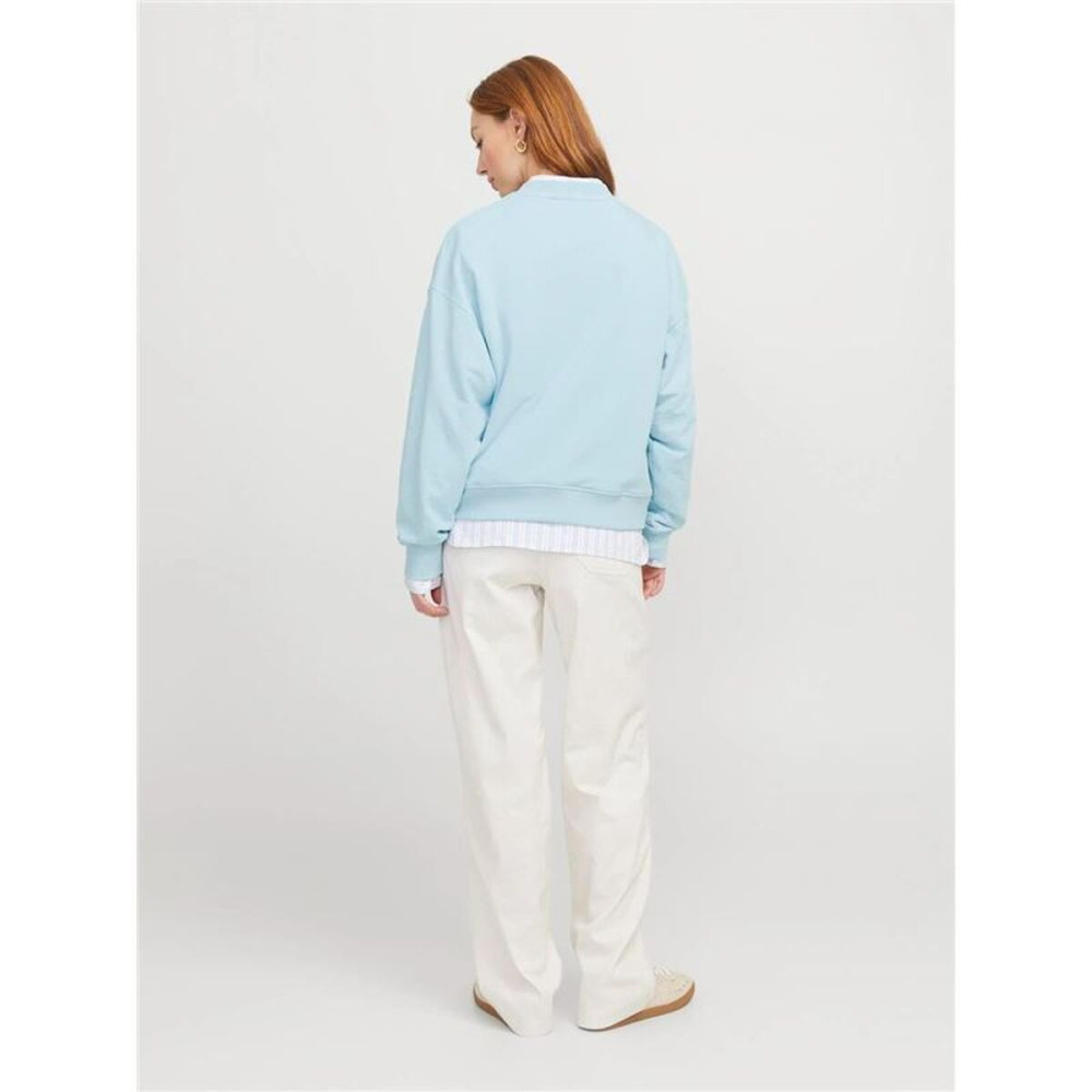 Women’s Sweatshirt without Hood Jack & Jones Jxalfa Rlx Lsw Light Blue