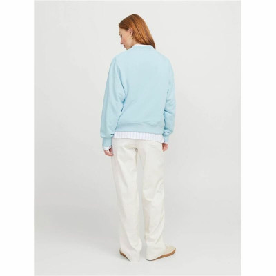Women’s Sweatshirt without Hood Jack & Jones Jxalfa Rlx Lsw Light Blue