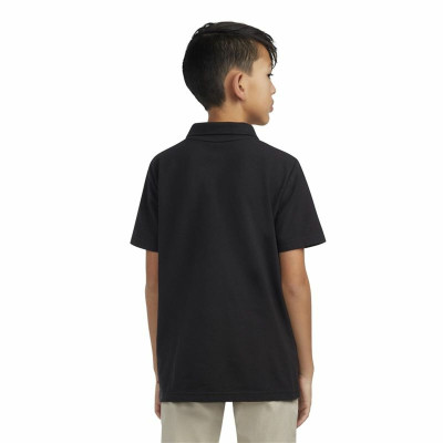 Children’s Short Sleeve Polo Shirt Levi's Lvb Back Neck Tape Black