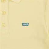 Children’s Short Sleeve Polo Shirt Levi's Lvb Back Neck Tape Yellow