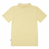Children’s Short Sleeve Polo Shirt Levi's Lvb Back Neck Tape Yellow