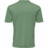 Men’s Short Sleeve Polo Shirt Only & Sons Onswyler Life Reg 14 Ss Knit Green