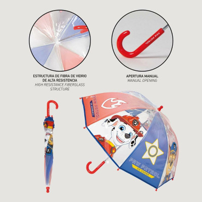 Umbrella The Paw Patrol Blue Ø 71 cm 45 cm