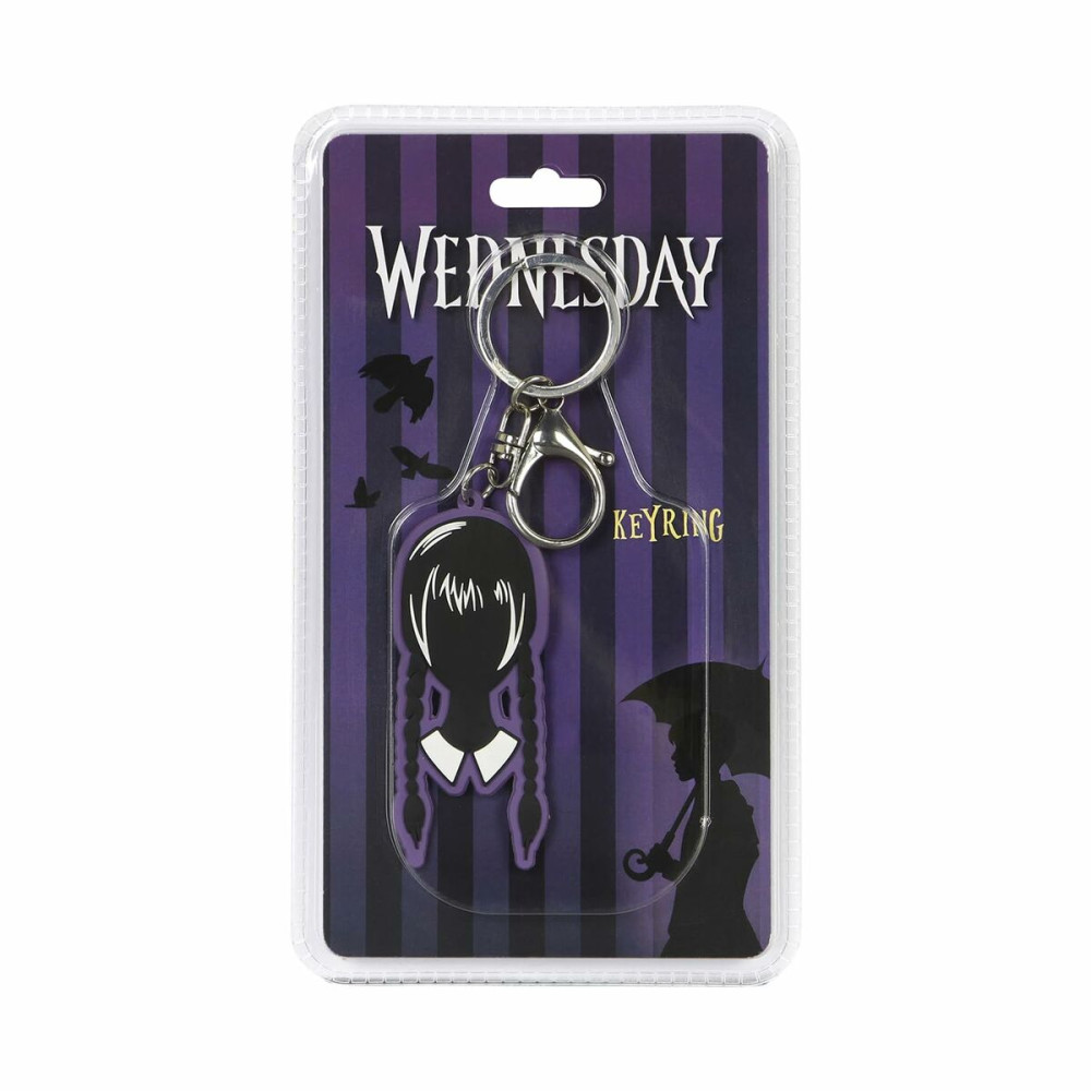 Keychain Wednesday Head Black