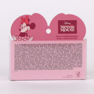 Highlighter Minnie Mouse Pink 5 Pieces