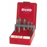 Countersink Set (Countersinks) RUKO High speed steel (HSS) 4 Pieces