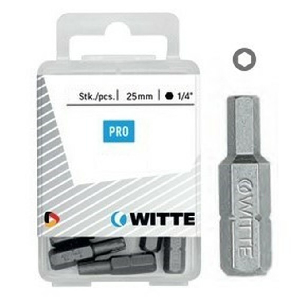 Bit set WITTE Hex Hexagonal 10 Units