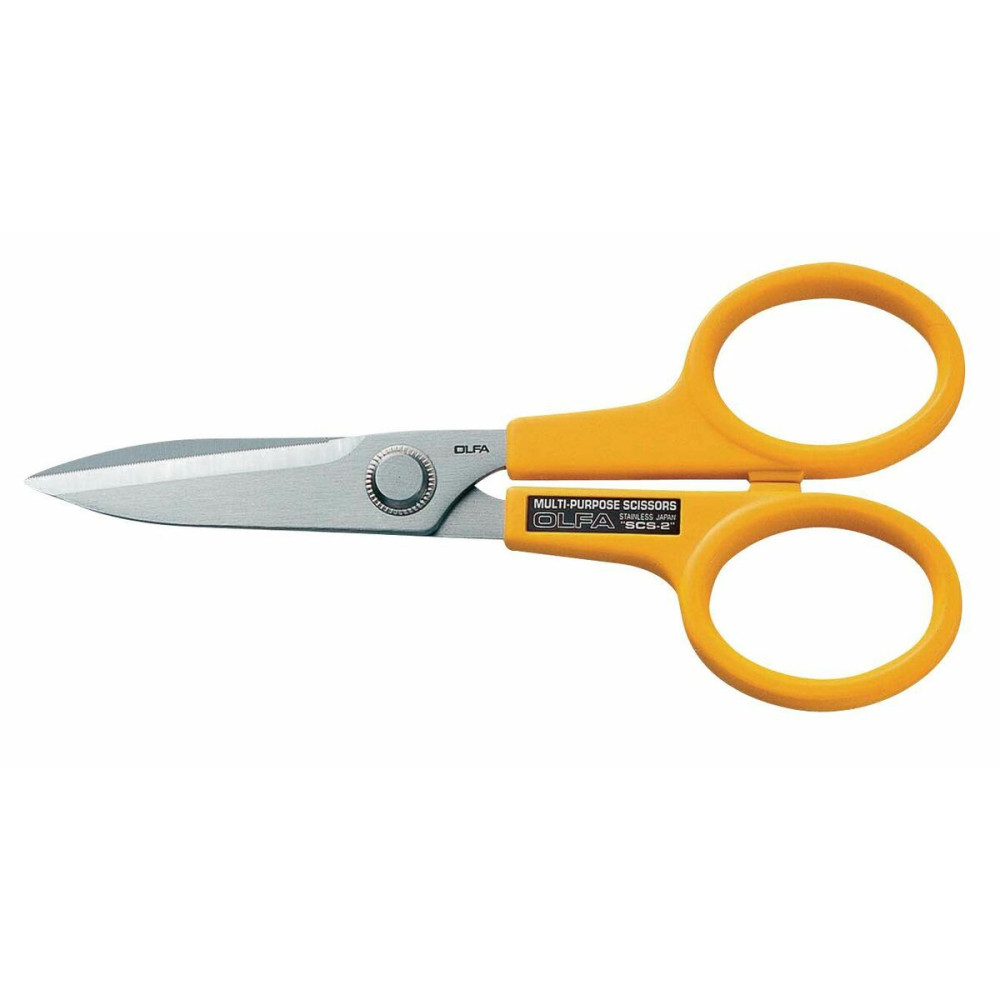 Scissors Olfa 17 cm Stainless steel Yellow Multi-use