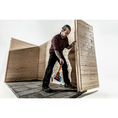 Plastic mace Halder Simplex Blue Grey TPE