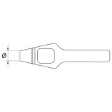 Hole punch Paffrath DIN 7200 A 11/32” IN