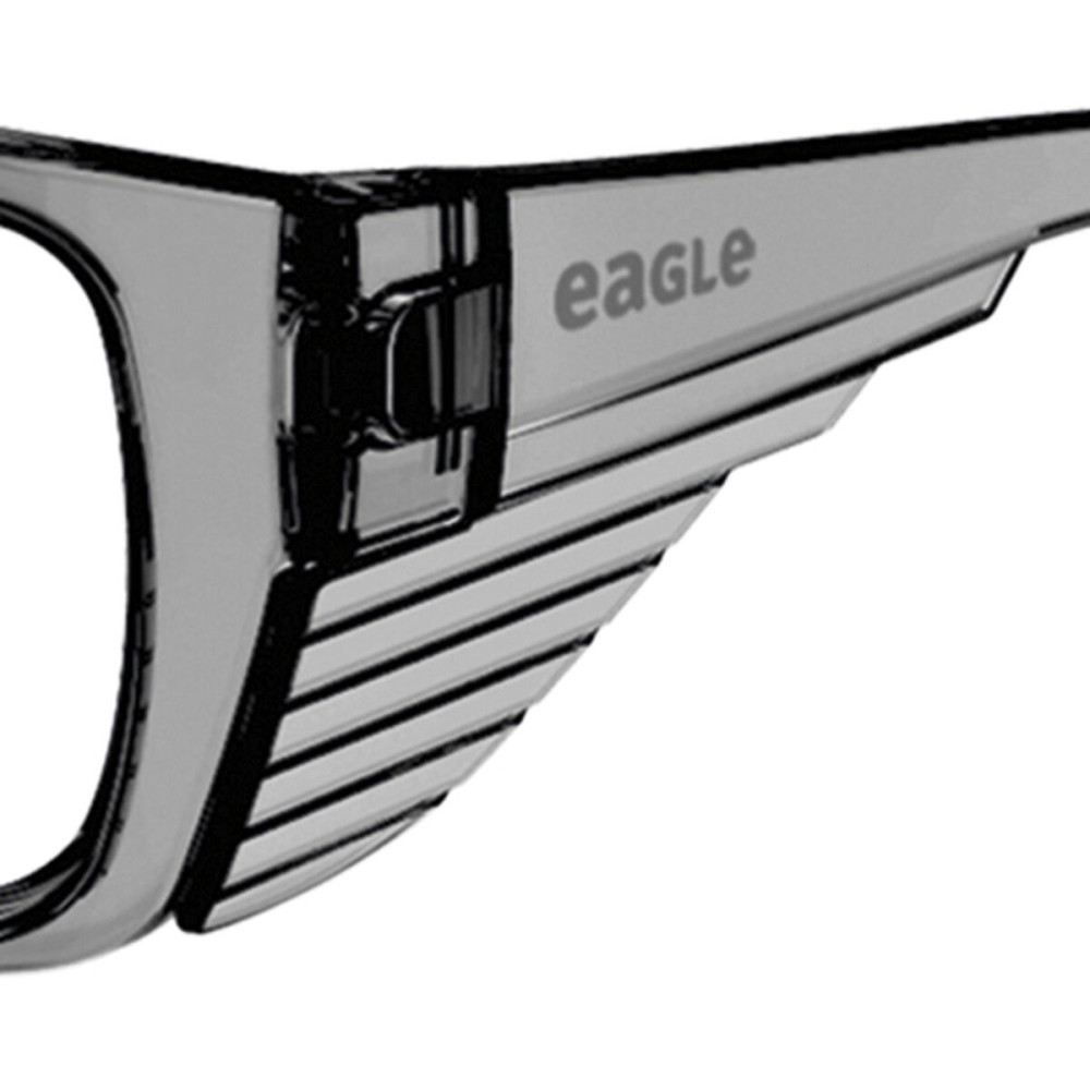 Safety glasses Eagle Tracer Grey Transparent Crystal Plastic + 2,5