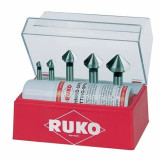 Countersink Set (Countersinks) RUKO 102142A DIN 335 High speed steel (HSS) 5 Pieces